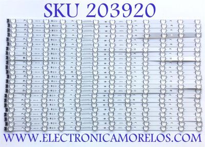 KIT DE LED'S PARA TV LG NANOCELL ((24 PIEZAS)) / NUMERO DE PARTE EAV65014501 / 65NANO90 / LEDAZ Y21 SLIMDRT 65NANO90 M / LEDAZ_Y21_SLIM DRT 65NANO90 R0.0 200728 / LEDAZ-LGD / PANEL NC650DQB / DISPLAY LC650EQP / MODELO 65NANO90UPA / 65NANO90UPA.BUSYLKR